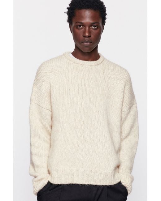 Fuzzy sweater mens sales