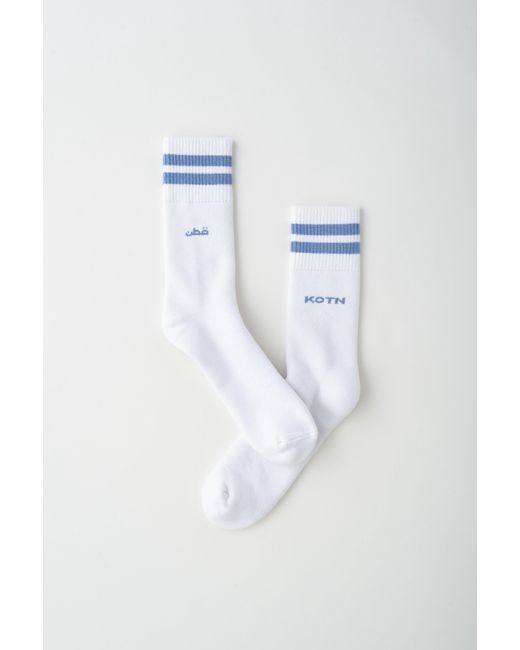 KOTN Blue Crew Socks