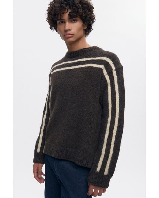 KOTN Black Ali Crewneck Sweater for men