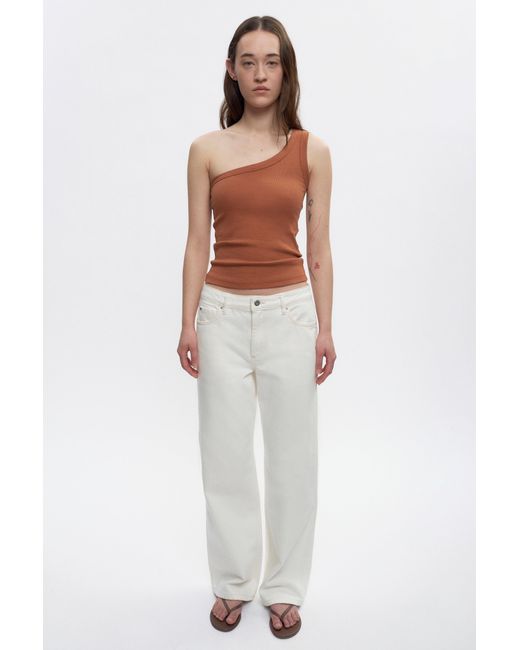 KOTN White Taba Denim Jeans