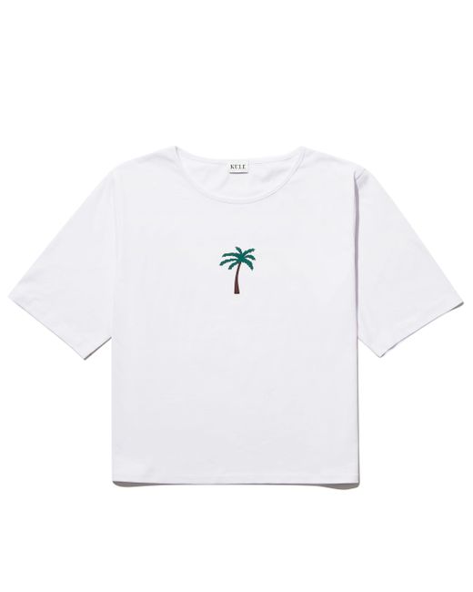 Kule The Baja Palm Tree in White | Lyst