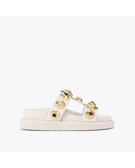 Kurt Geiger Natural Kurt Geiger Sandals Bone Combination Leather Orson