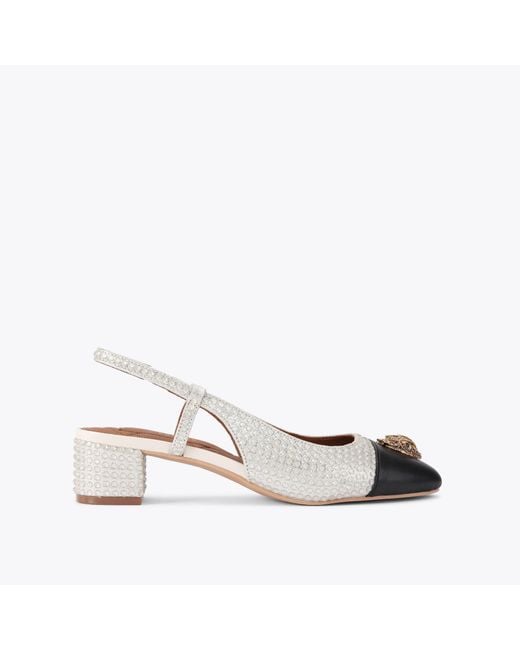 Kurt Geiger White Kurt Geiger Heels Black Sloane