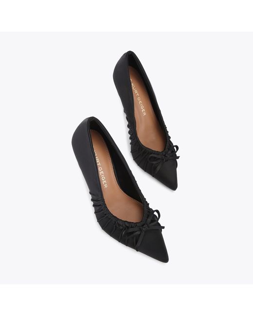 KG by Kurt Geiger Black Heels Fabric Annie