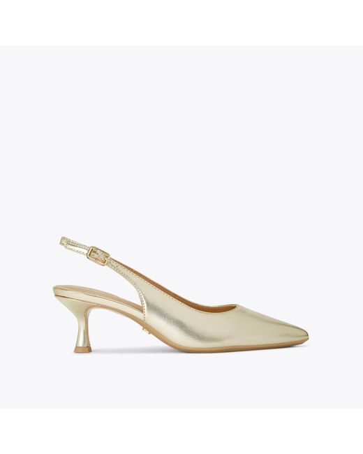Carvela Kurt Geiger Metallic Heels Gold Allegra