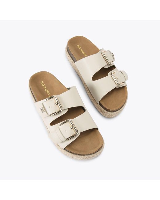 KG by Kurt Geiger Natural Sandal Bone Raquel