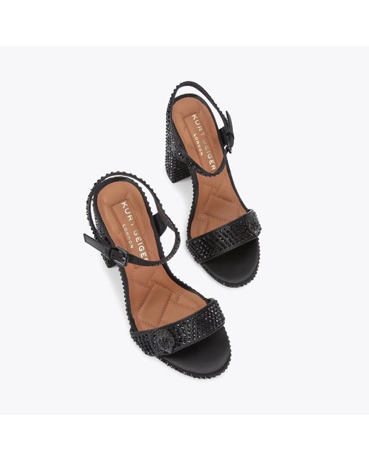 Kurt Geiger Black Kurt Geiger Heels Fabric Kensington