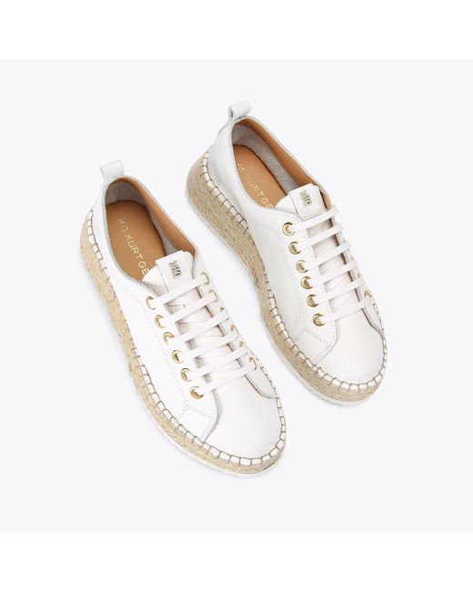 KG by Kurt Geiger White Trainers Leather Louise