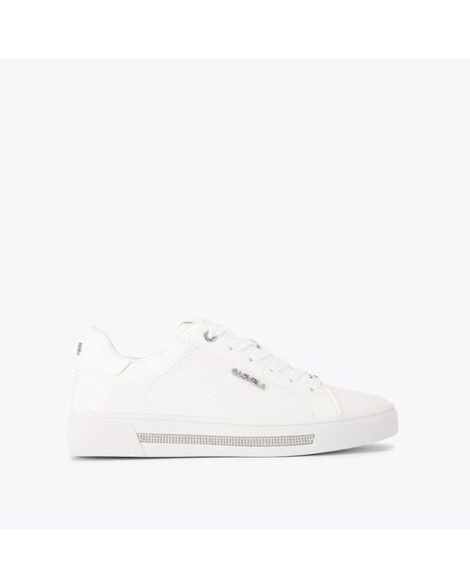Carvela Kurt Geiger White Trainer Diamond