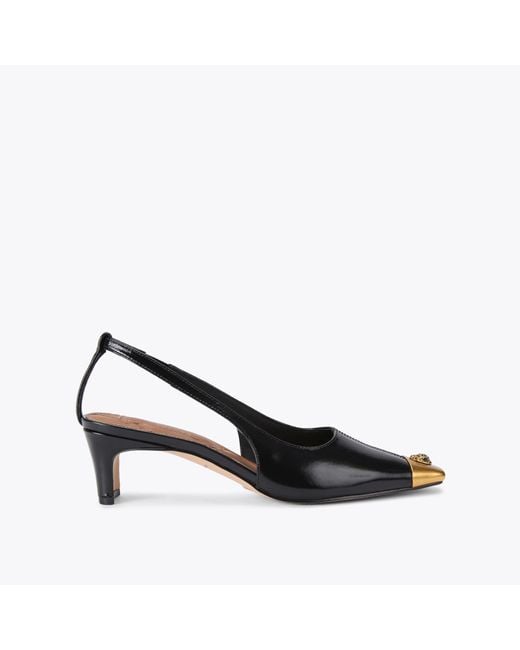 Kurt Geiger Black Kurt Geiger Shoes Patent Regent Low