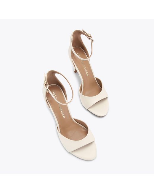 KG by Kurt Geiger White Heels Bone Serena