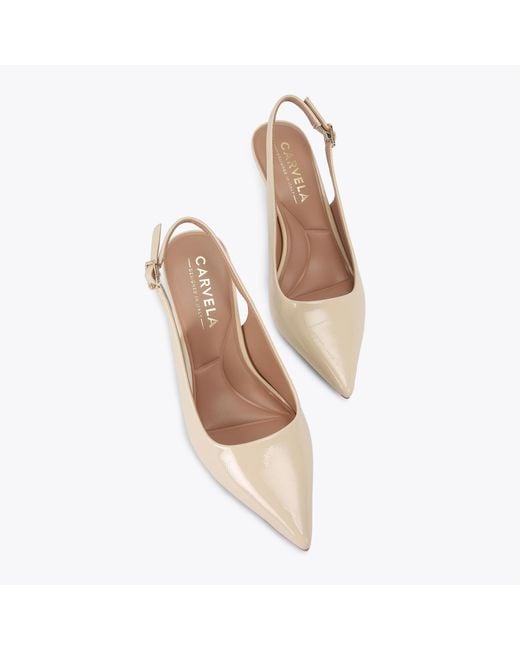 Carvela Kurt Geiger Natural Heels Beige Spirit Sling