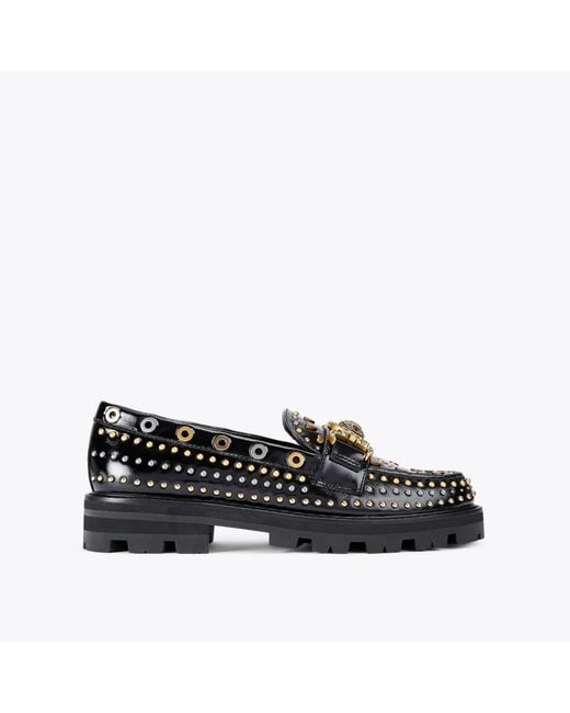 Kurt Geiger Black Kurt Geiger Flats Combination Leather Mansion