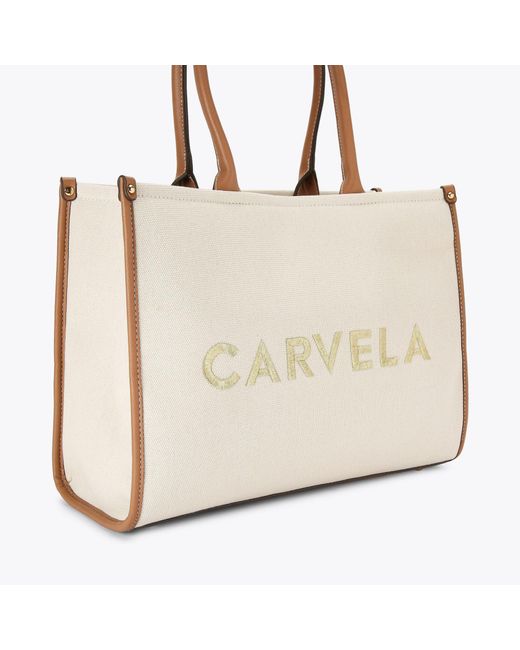 Carvela Kurt Geiger Natural Sorrento Chuck In Tote Bag - Tote Bag