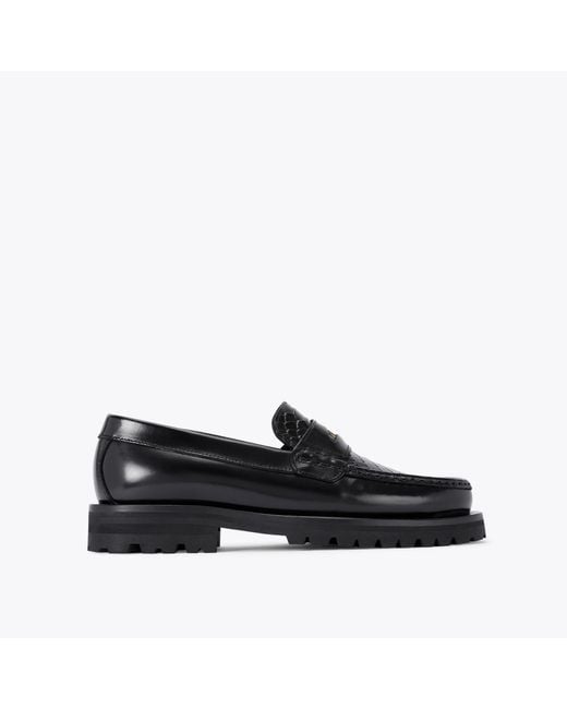 Kurt Geiger Black Kurt Geiger Loafer Combination Luis Cleat for men