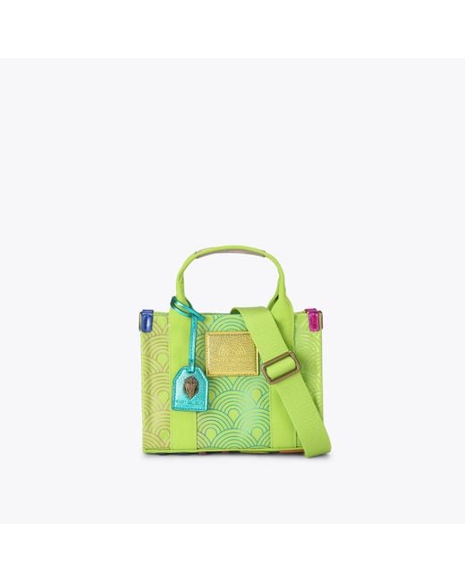 Kurt Geiger Green Extra Small Southbank Tote Bag - Lime Tote Bag