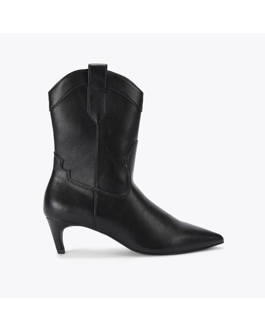 KG by Kurt Geiger Black Boots Trace Western