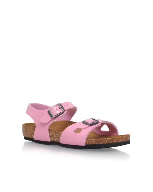Birkenstock Pink Rio Rubber Sandals