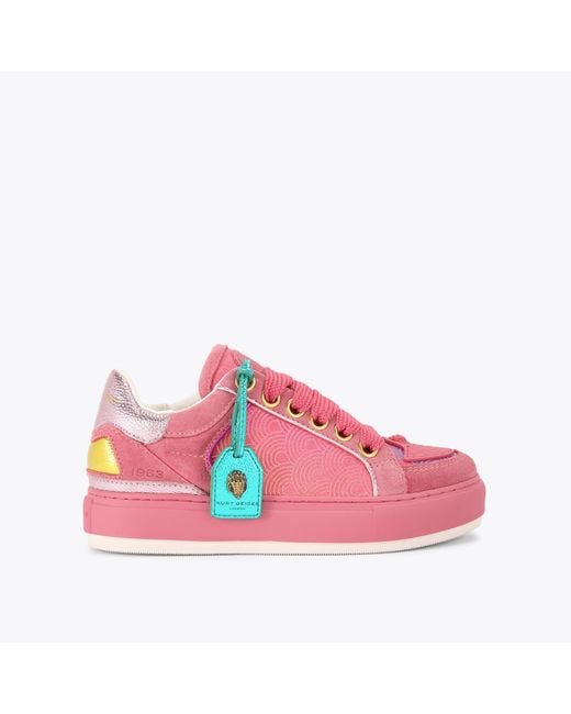 Kurt Geiger Pink Kurt Geiger Trainers Suede Southbank