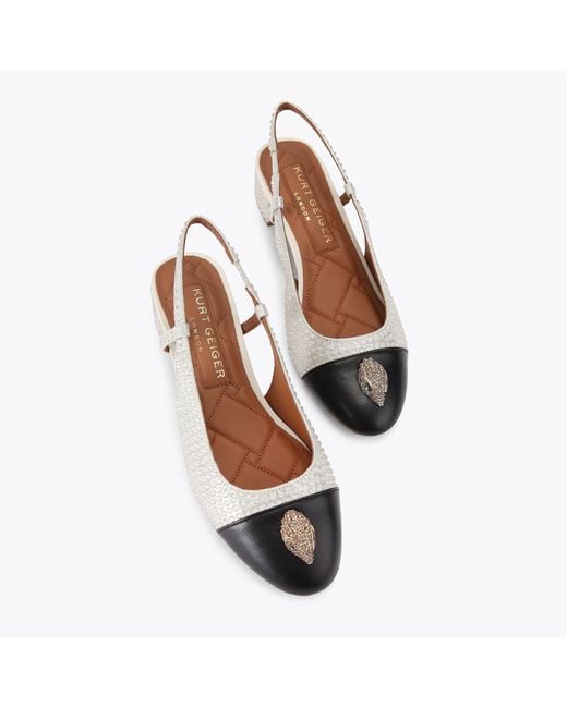 Kurt Geiger White Kurt Geiger Heels Black Sloane