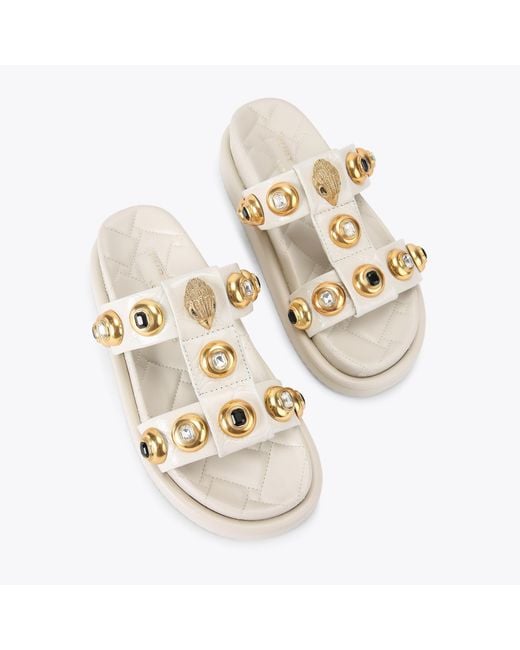 Kurt Geiger Natural Kurt Geiger Sandals Bone Combination Leather Orson