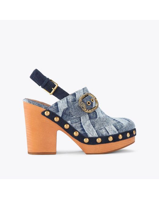 Kurt Geiger Blue Kurt Geiger Heels Denim Mayfair