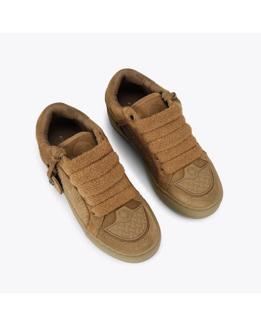 Kurt Geiger Brown Kurt Geiger Trainers Camel Suede Southbank