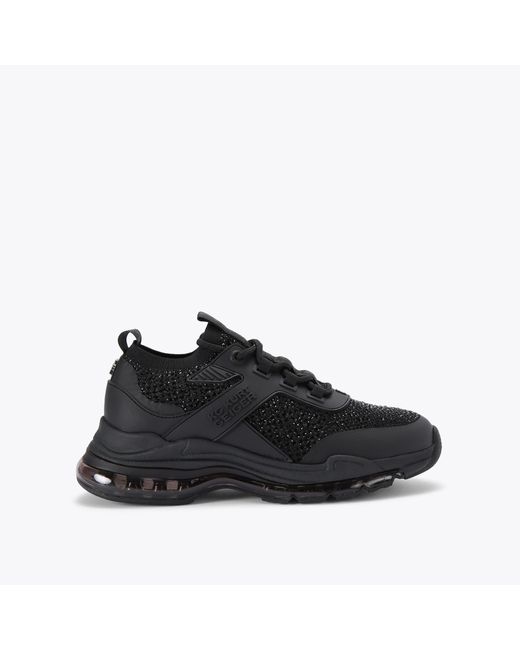 Kurt geiger cheap black trainers