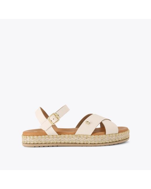 Carvela Kurt Geiger Natural Carvela Sandals Bone Leather Sicily