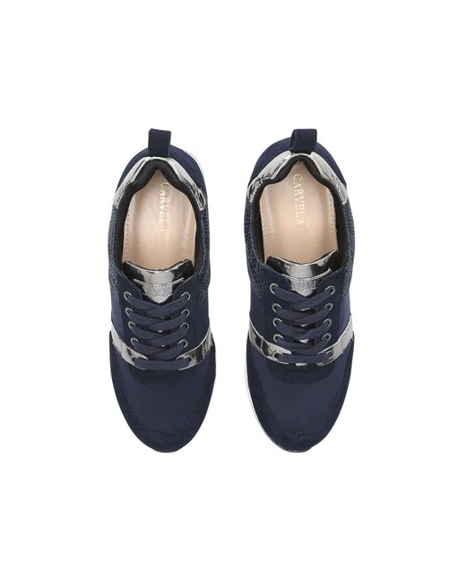 carvela snake print trainers