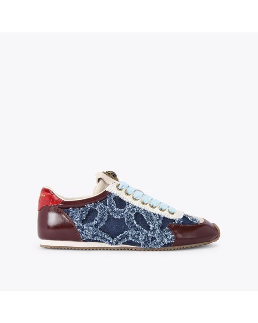 Kurt Geiger Blue Kurt Geiger Denim Fabric Islington