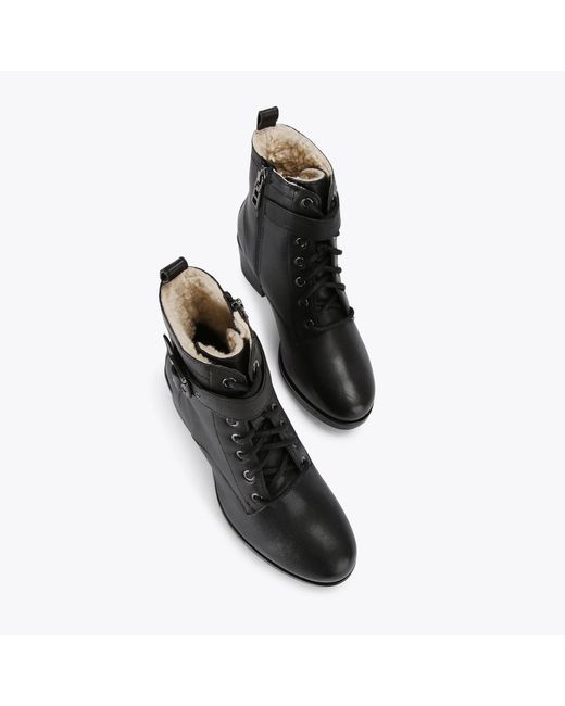 Carvela Kurt Geiger Black Carvela Ankle Boot Leather Snug