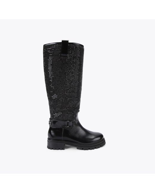 Kurt Geiger Black Kurt Geiger Knee High Boot Leather Kurt