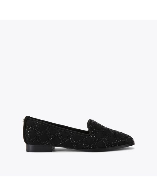 Carvela Kurt Geiger Flats Synthetic Kingsley Loafer in Black Lyst Canada