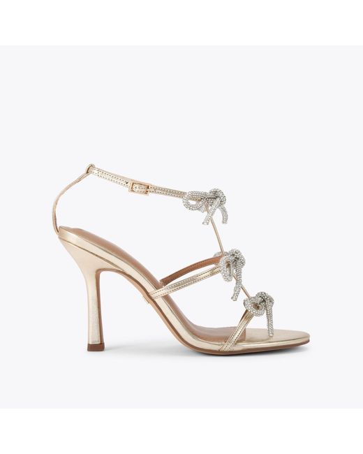 KG by Kurt Geiger Metallic Heels Gold Scarlet