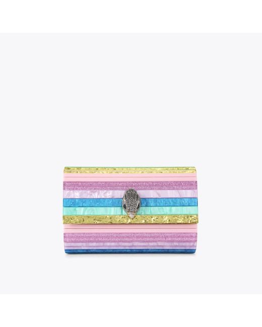 Kurt Geiger White Kurt Geiger Clutch Bag Other Synthetic Party Eagle