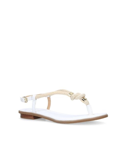 MICHAEL Michael Kors Holly Sandal (optic White Rope/nappa) Women's Sandals