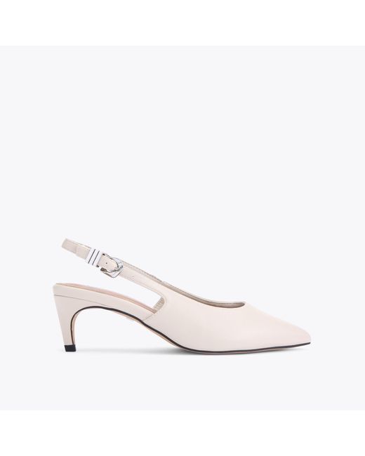 KG by Kurt Geiger White Heels Bone Synthetic Beloved