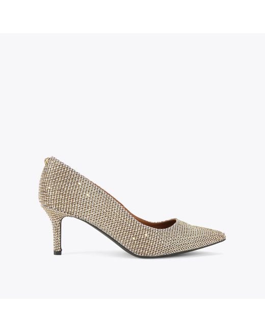 Kurt Geiger Gray Kurt Geiger Heels Beige Fabric Kensington Flexi