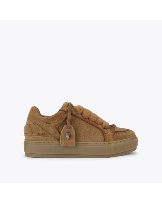 Kurt Geiger Brown Kurt Geiger Trainers Camel Suede Southbank