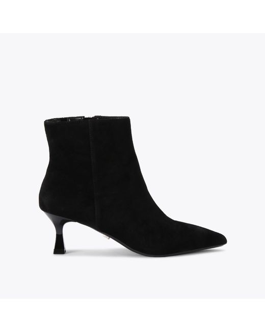 Carvela Kurt Geiger Black Purpose Leather Ankle Boots