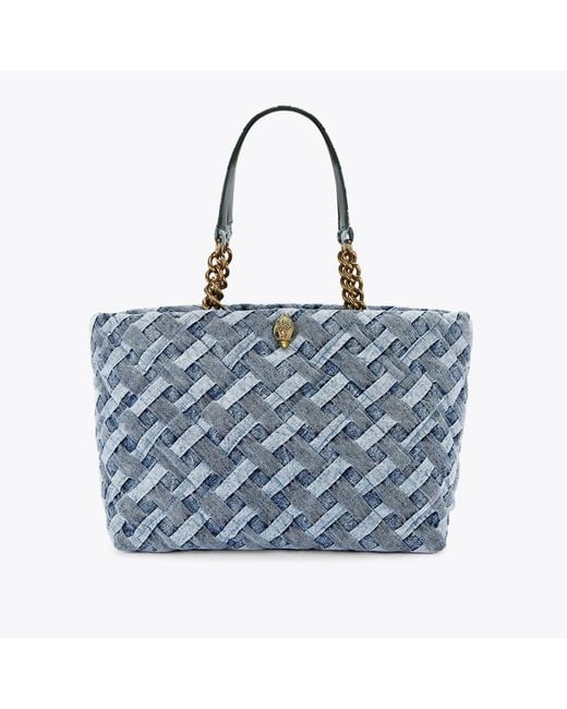 Kurt Geiger Blue Kurt Geiger Shopper Bag Denim Kensington