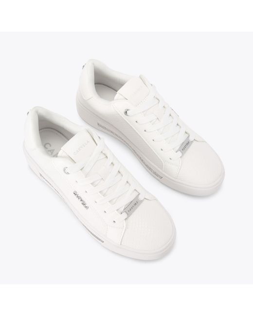 Carvela Kurt Geiger White Trainer Diamond