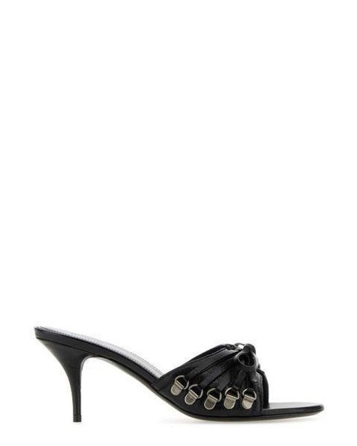 Balenciaga Balenciaga Cagole leather sandals