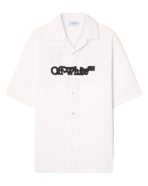 Off-White c/o Virgil Abloh White Shirt With Rear Maxi Arrow Logo for men