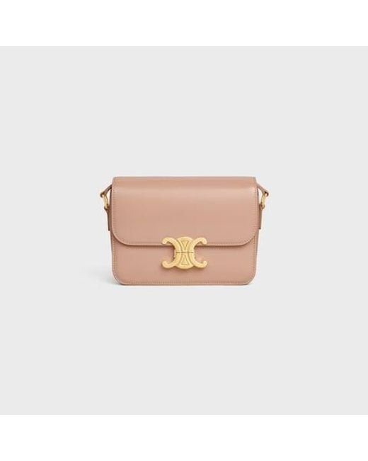 Celine Women's Pink Mini Triomphe Handbag