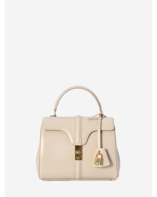 Celine Small 16 Bag in Natural | Lyst