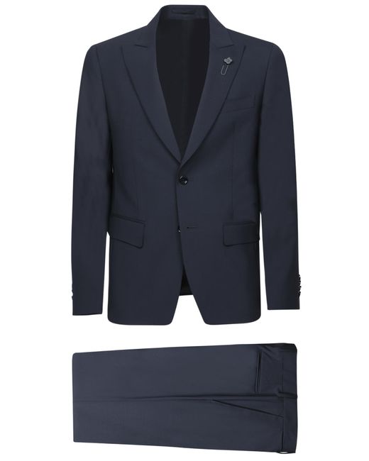 Lardini Blue Sophisticated Suit For The Modern for men