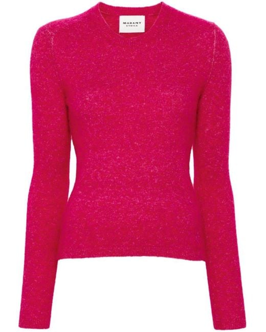 Isabel Marant Women's Pink Mini Knit Sweater For
