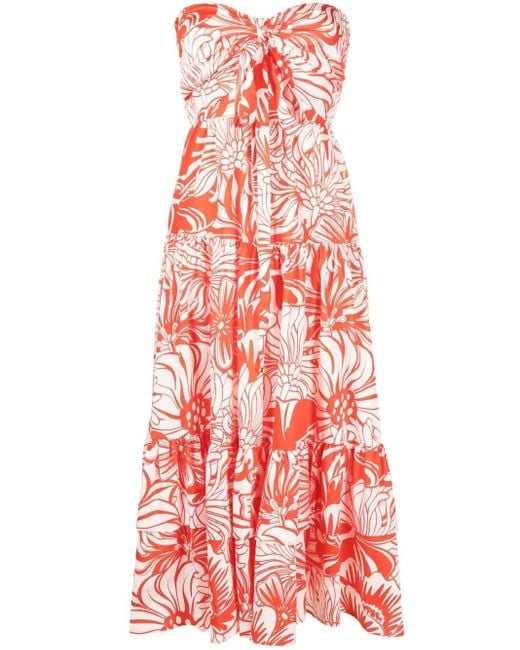 Borgo De Nor Halter Tiered Mini Sun Dress